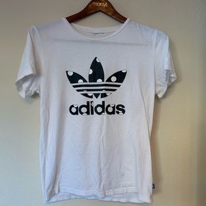 Adidas Short Sleeve Tee w/ Polka Dot Logo
